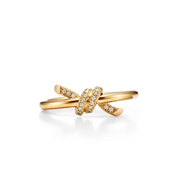 Tiffany knot ring with diamonds - Picture 1 of 4